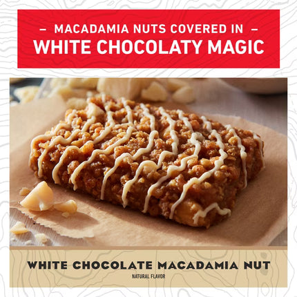 Clif Bar White Chocolate Macadamia Nut Energy Bar Value Pack, containing 15 individual 2.4 oz bars made with organic rolled oats (Mar 02, 2027)