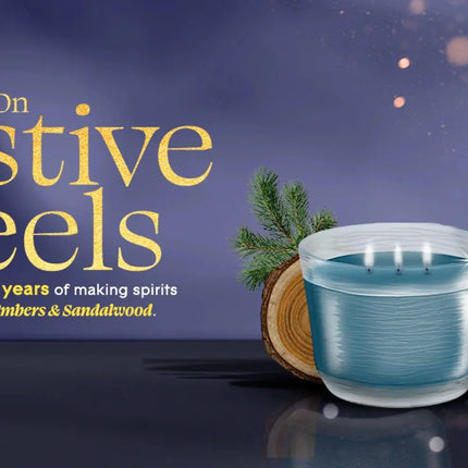 Glade 3- Wick Candle Embers & Sandalwood Limited Edition - 6.8 Oz