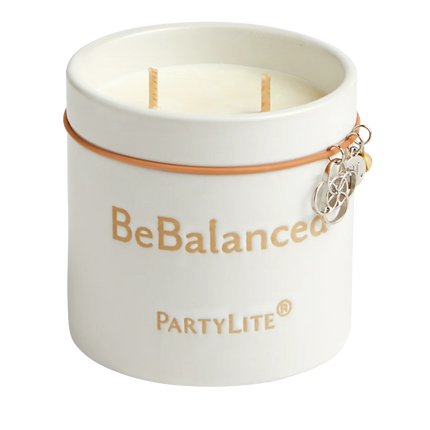 PartyLite Be Happy Geranium + Pine Jar Candle, 40-50 Hour Burn Time - 8 Oz