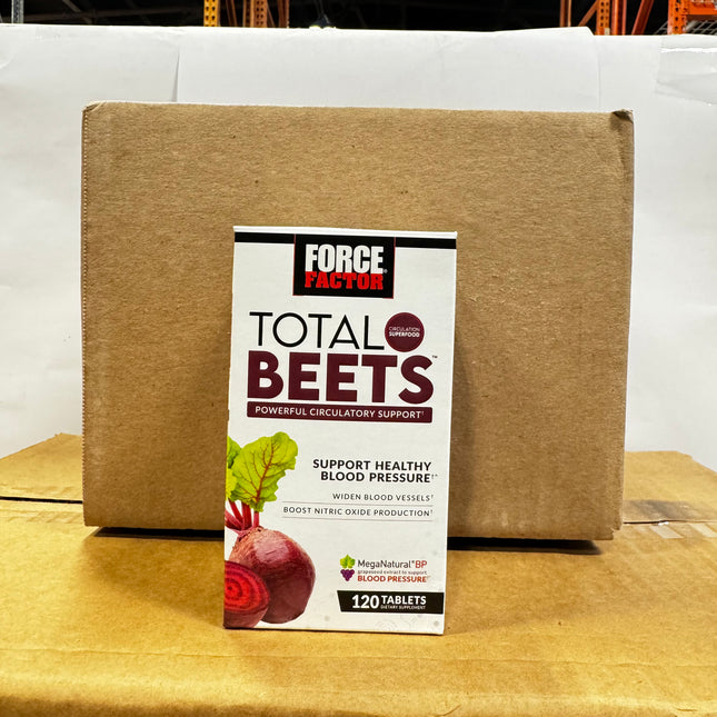 Force Factor Total Beets 120 Tablets – Powerful Circulatory Support, Exp. 11/2026