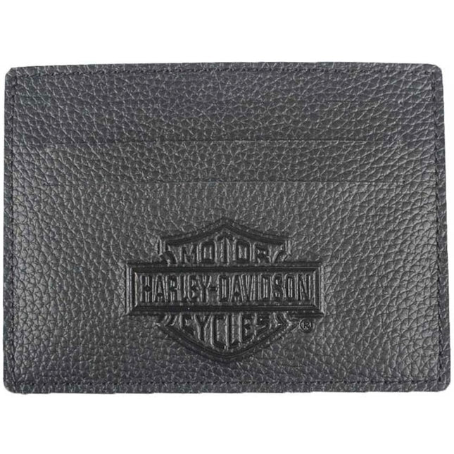 Harley-Davidson Genuine Leather Cardholder Wallet, black, new condition”