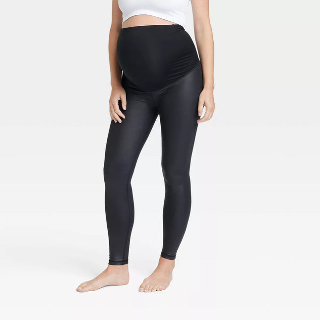 igh Gloss Maternity Leggings - Isabel Maternity by Ingrid & Isabel™, New, Black