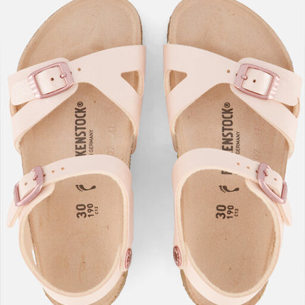 Birkenstock Rio Sandals Pink Synthetic Size 10K Kids New
