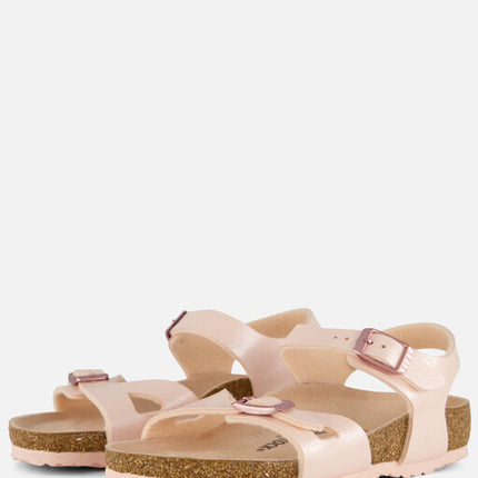 Birkenstock Rio Sandals Pink Synthetic Size 10K Kids New