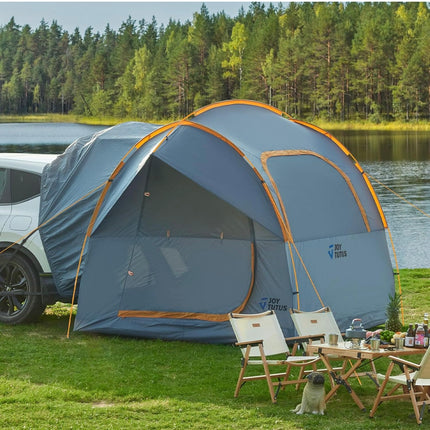 JOYTUTUS SUV Tent, waterproof, double layer, aluminum poles, 6-8 person camping tent”