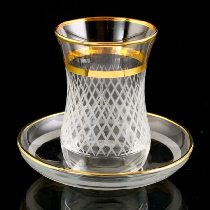 Lattice Tea Cups - Set of 6 - Tea + Linen