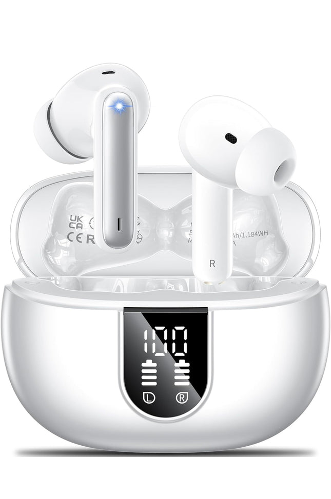 Aoslen Wireless Earbuds, 2024 model, HiFi stereo earphones, Bluetooth 5.3, LED power display”