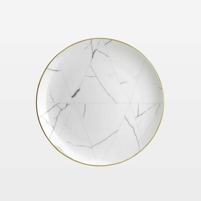 Marble 12" Charger Plate - Tea + Linen