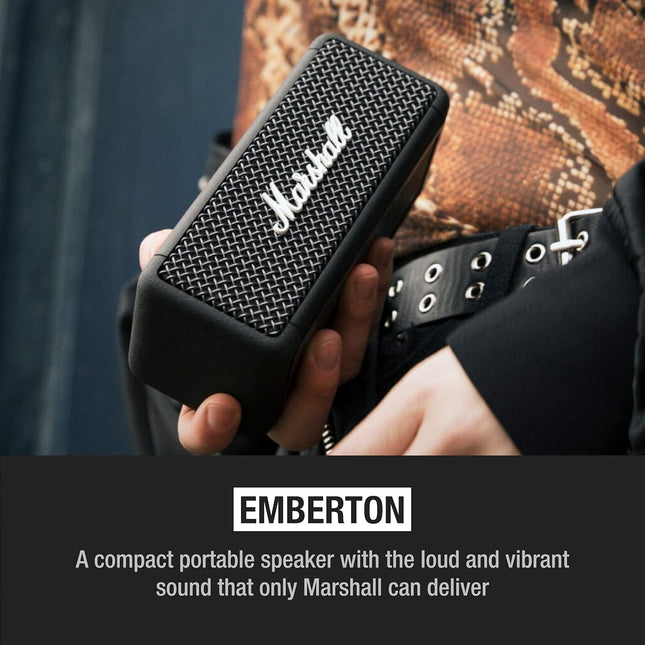 Marshall Emberton Bluetooth Portable Speaker - New Wiith Box - Black