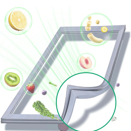  Meifrenship Refrigerator French Door Gasket, compatible with Whirlpool, Maytag, Kenmore, replacement seal”
