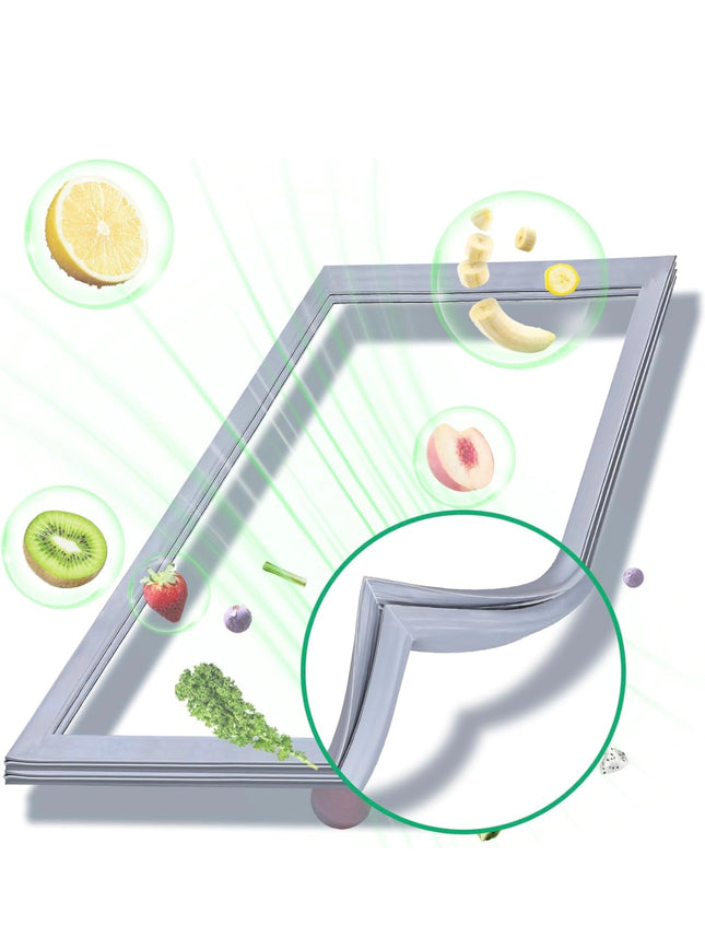Meifrenship Refrigerator French Door Gasket, compatible with Whirlpool, Maytag, Kenmore, replacement seal”