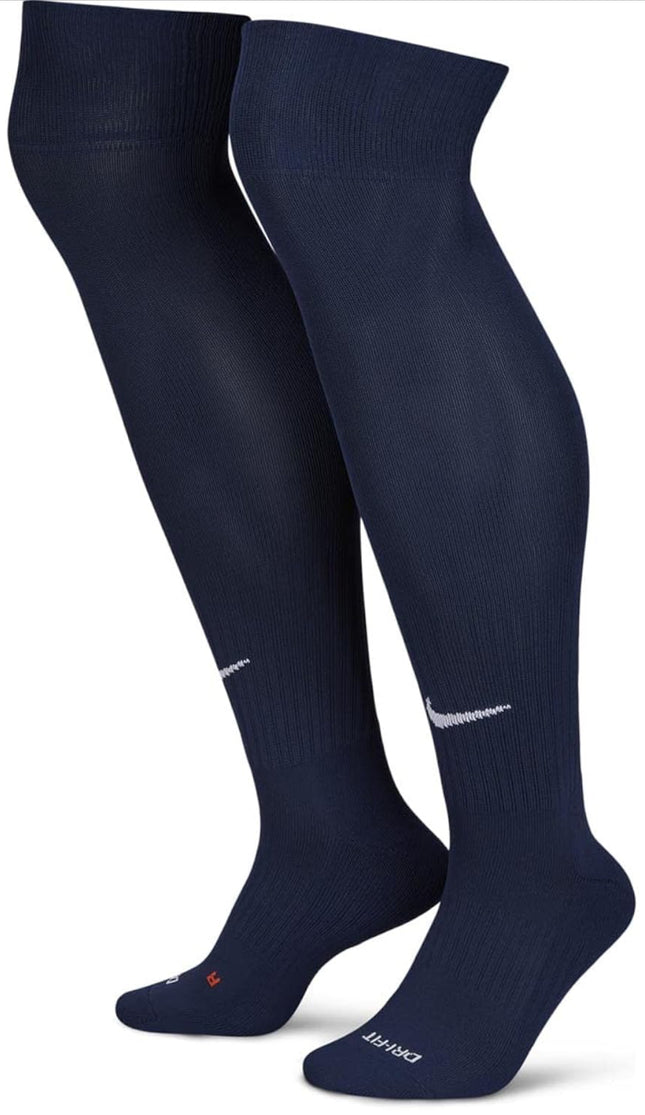 Nike Dri-FIT knee-high socks, new, size L (Men 8-12/Women 10-13).
