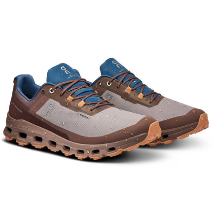 On Cloudvista Waterproof Men’s Trail Shoes Brown Size 10 New