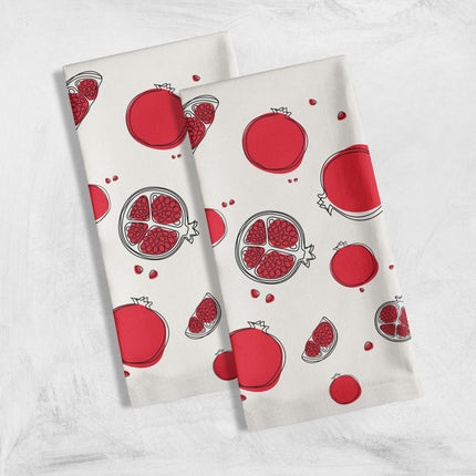 Pomegranate Tea Towel - Tea + Linen
