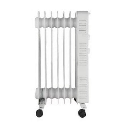 Pelonis 1500W Mechanical Oil-Filled 3-Setting Electric Radiant Heater - White, New