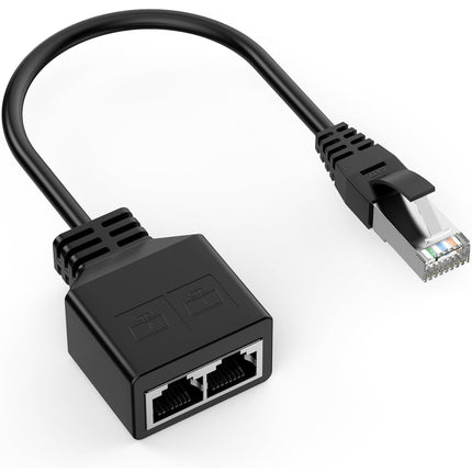 RJ45 Network Ethernet Adapter Splitter 1 Male to 2 Female LAN Adapter”
