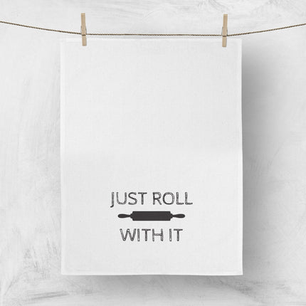 Roll with it Tea Towel - Tea + Linen