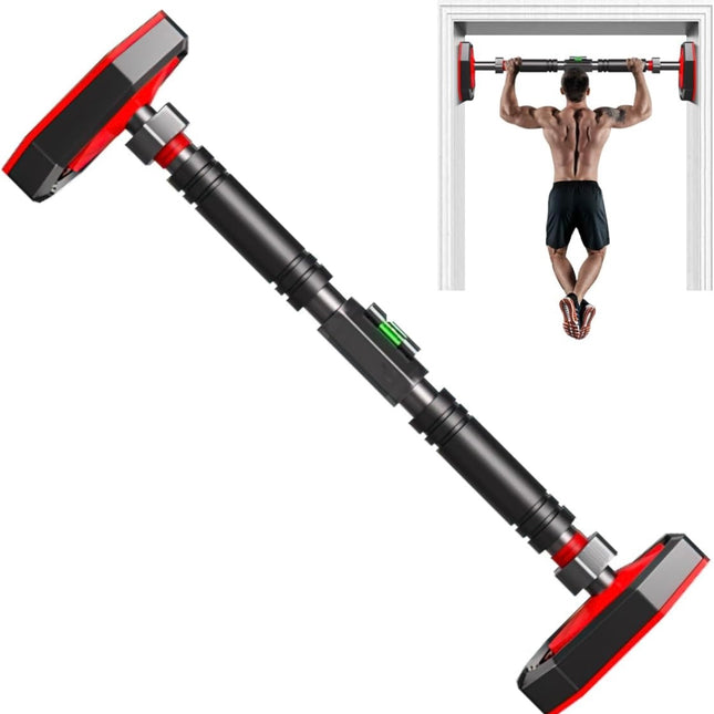 Ropecube Doorway Pull-Up Bar, no screw installation, adjustable width, 440 lbs capacity, new open box”