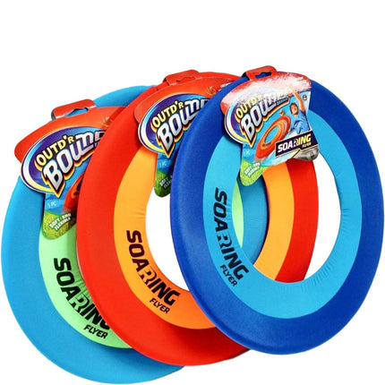  JA-RU Soft Giant Frisbee Throwing Disc, 16 inch, assorted colors, outdoor fun, safe for kids and adults”