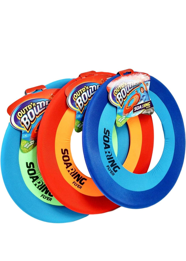JA-RU Soft Giant Frisbee Throwing Disc, 16 inch, assorted colors, outdoor fun, safe for kids and adults”