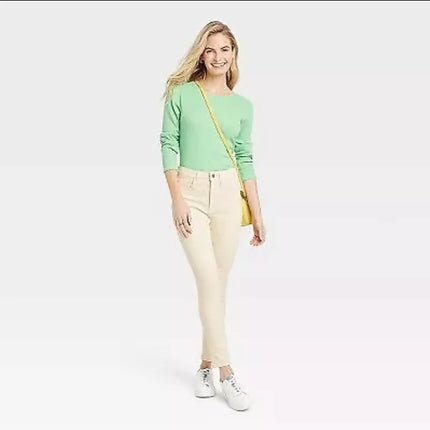 Women's High-Rise Skinny Jeans - Universal Thread™, White, New

