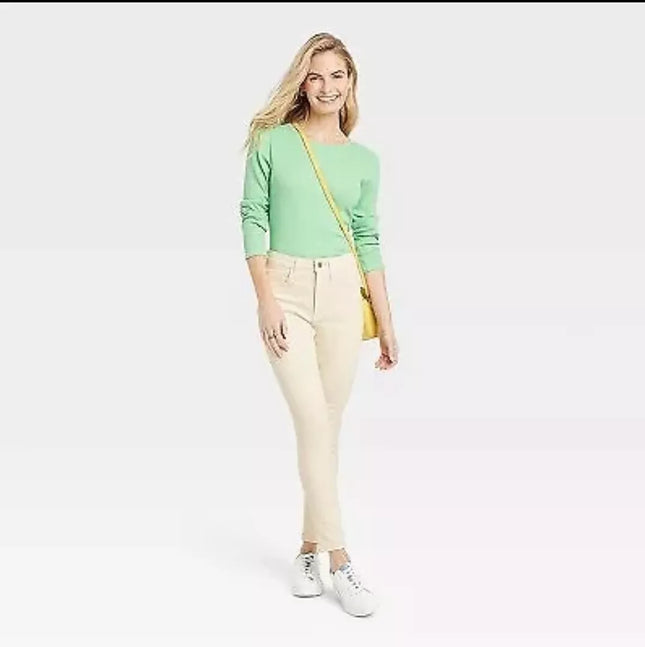 Women's High-Rise Skinny Jeans - Universal Thread™, White, New

