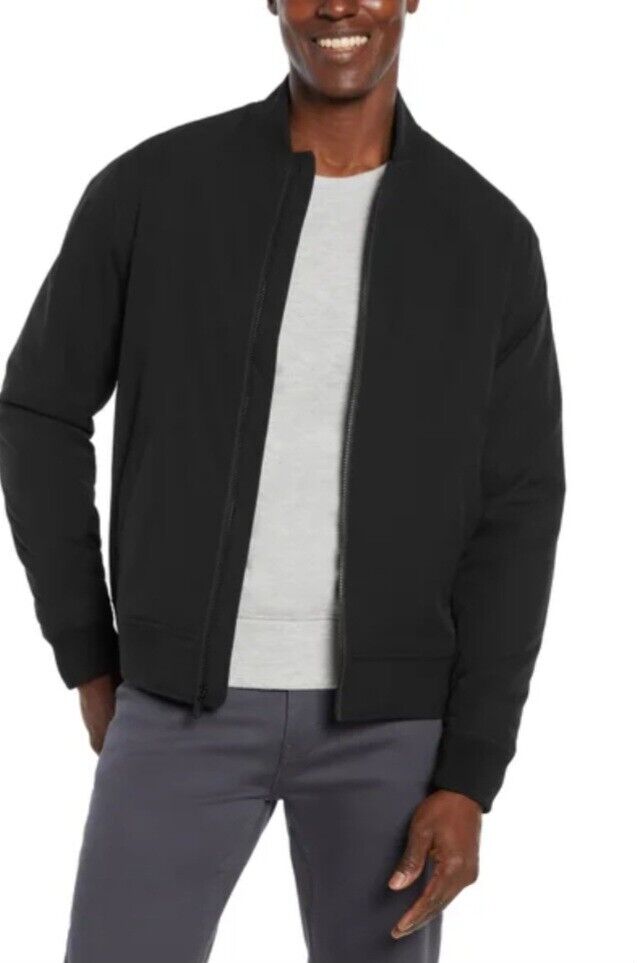 Banana Republic Men’s Bomber Jacket Black New Size L