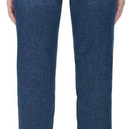 Calvin Klein Women’s High Rise Straight Leg Jeans Dark Blue Size 6 – New