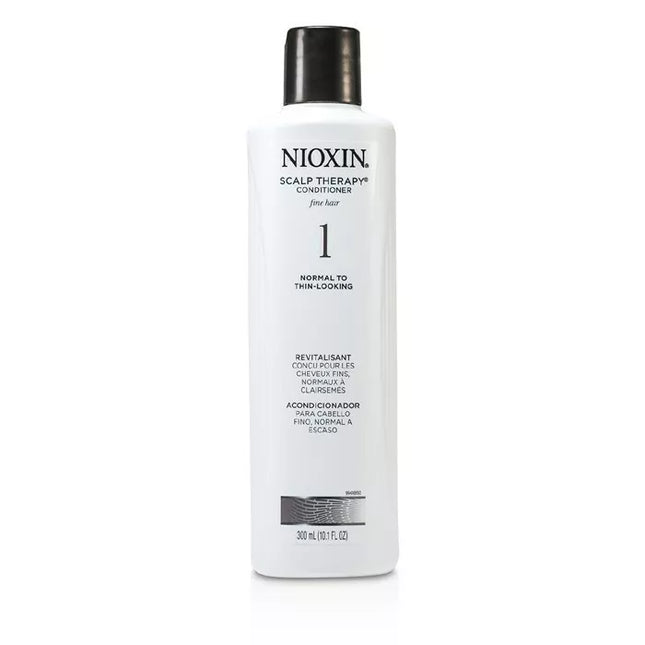Nioxin System 1 Scalp Therapy Conditioner for Fine Hair, Normal to Thin-Looking Hair - 2 Pack (300mL/10oz each)