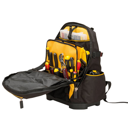 Stanley FatMax Tool Backpack Black/Yellow Heavy-Duty Storage Bag – New