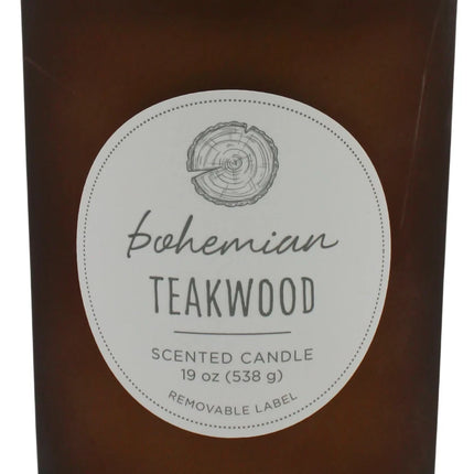 Chesapeake Bay Jar Scented Candle – Bohemian Teakwood – 2-Wick (19 oz)