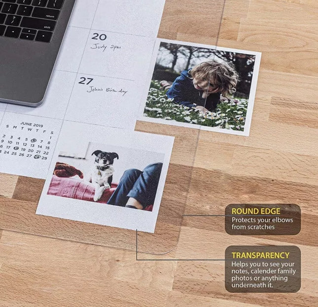 AVNOUR Clear Desk Computer Mat Protector Pad 34”x17” – New