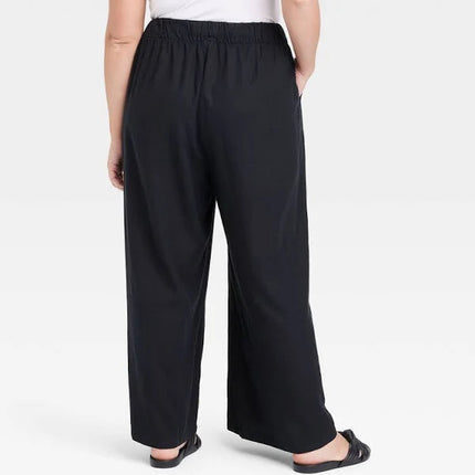 Women's High-Rise Wide Leg Pull-On Pants - Ava & Viv™, New, Size 2XL