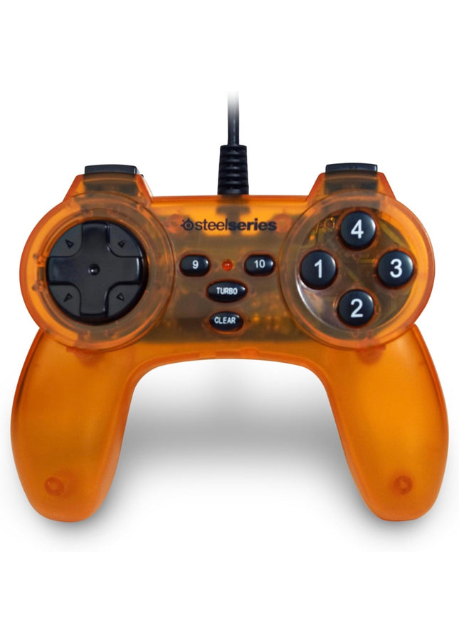 SteelSeries 1G Game Controller, orange, PC and Mac compatible, ergonomic design”