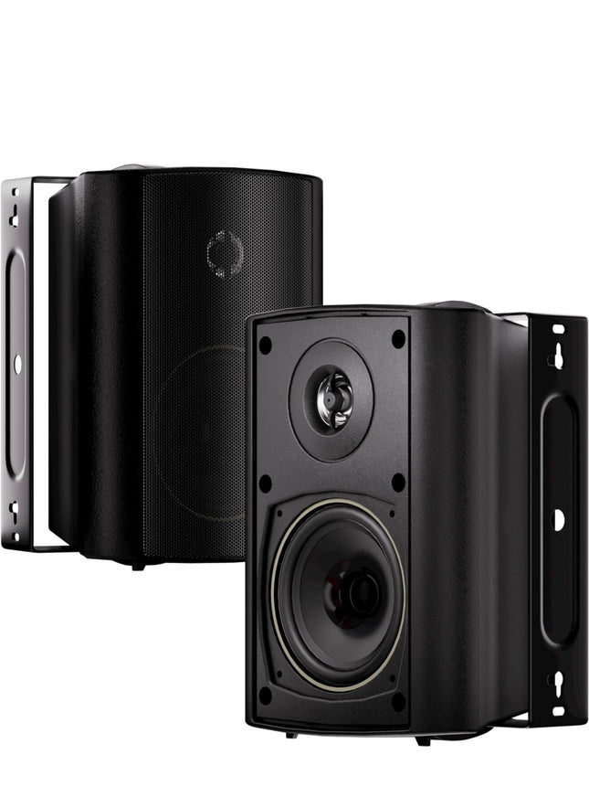 STUDIOFINIX HOS-601 Bluetooth Outdoor Speakers, waterproof, wall mount, 200W, black”