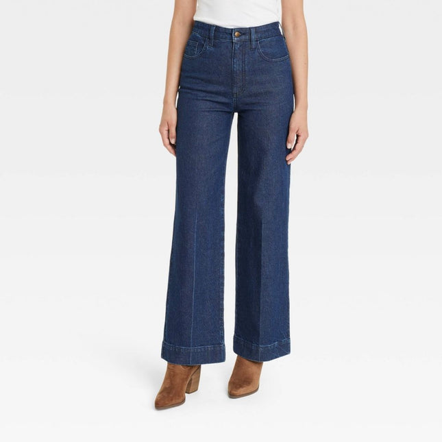 Universal Thread Women’s Dark Wash High-Rise Wide-Leg Jeans, New with Tags, Size 2L