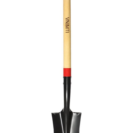  VNIMTI Spade Shovel, 45-inch, steel D-grip, wooden handle, sharp shooter design”
