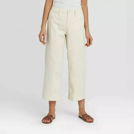 Women’s wide-leg pants by A New Day™, new, size 8, cream color.